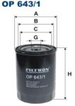 FILTRON Filtru ulei FILTRON OP 643/1 (OP 643/1) - automobilus