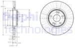 DELPHI Disc frana DELPHI BG3688 (BG3688) - automobilus
