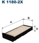 FILTRON Filtru, aer habitaclu FILTRON K 1180-2x (K 1180-2x)