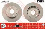 TRW Disc frana TRW DF7218 (DF7218) - automobilus