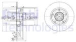 DELPHI Disc frana DELPHI BG2714 (BG2714) - automobilus
