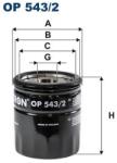 FILTRON Filtru ulei FILTRON OP 543/2 (OP 543/2) - automobilus