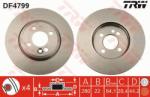 TRW Disc frana TRW DF4799 (DF4799) - automobilus