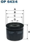 FILTRON Filtru ulei FILTRON OP 643/4 (OP 643/4) - automobilus