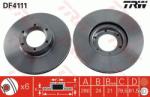 TRW Disc frana TRW DF4111 (DF4111) - automobilus