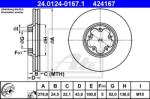 ATE Disc frana ATE 24.0124-0167.1 (24.0124-0167.1)