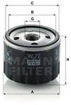 Mann-filter Filtru ulei MANN-FILTER W 77 (W 77) - automobilus