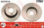 TRW Disc frana TRW SINGLE DF2791S (DF2791S)