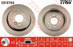 TRW Disc frana TRW DF4794 (DF4794) - automobilus
