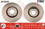 TRW Disc frana TRW DF4549 (DF4549) - automobilus