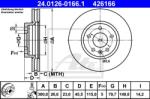 ATE Disc frana ATE 24.0126-0166.1 (24.0126-0166.1) - automobilus