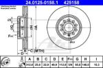 ATE Disc frana ATE 24.0125-0158.1 (24.0125-0158.1) - automobilus