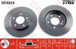 TRW Disc frana TRW DF4224 (DF4224) - automobilus