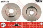TRW Disc frana TRW DF4180 (DF4180) - automobilus