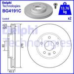 DELPHI Disc frana DELPHI BG4191C (BG4191C) - automobilus