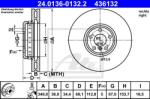 ATE Disc frana ATE 24.0136-0132.2 (24.0136-0132.2)