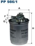 FILTRON filtru combustibil FILTRON PP 986/1 (PP 986/1) - automobilus