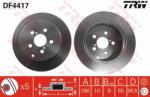 TRW Disc frana TRW DF4417 (DF4417) - automobilus