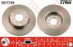 TRW Disc frana TRW DF1739 (DF1739) - automobilus