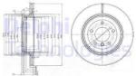 DELPHI Disc frana DELPHI BG3872 (BG3872) - automobilus