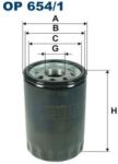 FILTRON Filtru ulei FILTRON OP 654/1 (OP 654/1) - automobilus