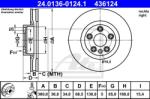 ATE Disc frana ATE 24.0136-0124.1 (24.0136-0124.1)