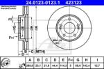 ATE Disc frana ATE 24.0123-0123.1 (24.0123-0123.1) - automobilus