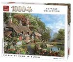 King - Puzzle Riverside Home in Bloom - 1 000 piese Puzzle