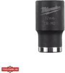 Milwaukee 1/2" Dugókulcs Hatlapú, Gépi, Rövid 12 Mm 4932478037 (4932478037)