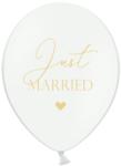 PartyDeco Balon din latex Just Married