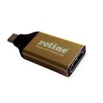 Roline Adaptor GOLD USB-C la HDMI 4K@60Hz T-M, Roline 12.03. 3231 (12.03.3231-10)