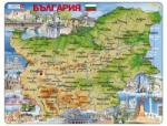 Larsen - Образователен детски пъзел - Карта на България - 75 части (K52)
