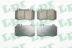 LPR set placute frana, frana disc LPR 05P849 (05P849)