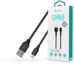 DEVIA USB - Lightning töltő- és adatkábel 1 m-es vezetékkel - Devia Gracious Lightning Cable - 5V/2.4A - fekete - nextelshop