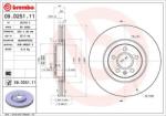 BREMBO Disc frana BREMBO PRIME LINE - UV Coated 09. D251.11 (09.D251.11)