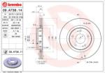 BREMBO Disc frana BREMBO PRIME LINE - UV Coated 09. A738.11 (09.A738.11)