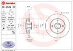 BREMBO Disc frana BREMBO PRIME LINE - With Bearing Kit 08.9512. 27 (08.9512.27)