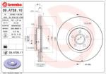 BREMBO Disc frana BREMBO 09. A728.11 - automobilus