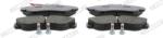 FERODO set placute frana, frana disc FERODO PREMIER ECO FRICTION FVR968 (FVR968)