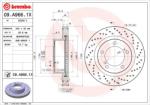 BREMBO Disc frana BREMBO XTRA LINE - Xtra 09. A966.1X (09.A966.1X)