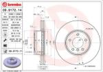 BREMBO Disc frana BREMBO PRIME LINE - UV Coated 09.9172. 11 (09.9172.11)