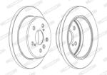 FERODO Disc frana FERODO PREMIER DDF1598C (DDF1598C)