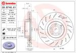 BREMBO Disc frana BREMBO PRIME LINE - UV Coated 09. B746.61 (09.B746.61)