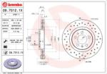 BREMBO Disc frana BREMBO XTRA LINE - Xtra 09.7012. 1X (09.7012.1X)