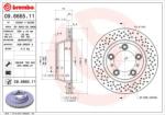 BREMBO Disc frana BREMBO PRIME LINE - UV Coated 09.6665. 11 (09.6665.11)