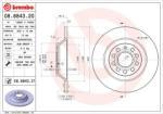 BREMBO Disc frana BREMBO PRIME LINE - UV Coated 08.8843. 21 (08.8843.21)