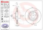 BREMBO Disc frana BREMBO PRIME LINE - UV Coated 09.7012. 11 (09.7012.11)