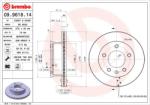 BREMBO Disc frana BREMBO 09.9618. 14 - automobilus