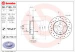 BREMBO Disc frana BREMBO XTRA LINE - Xtra 08.7165. 1X (08.7165.1X)