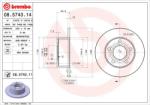 BREMBO Disc frana BREMBO 08.5743. 11 - automobilus